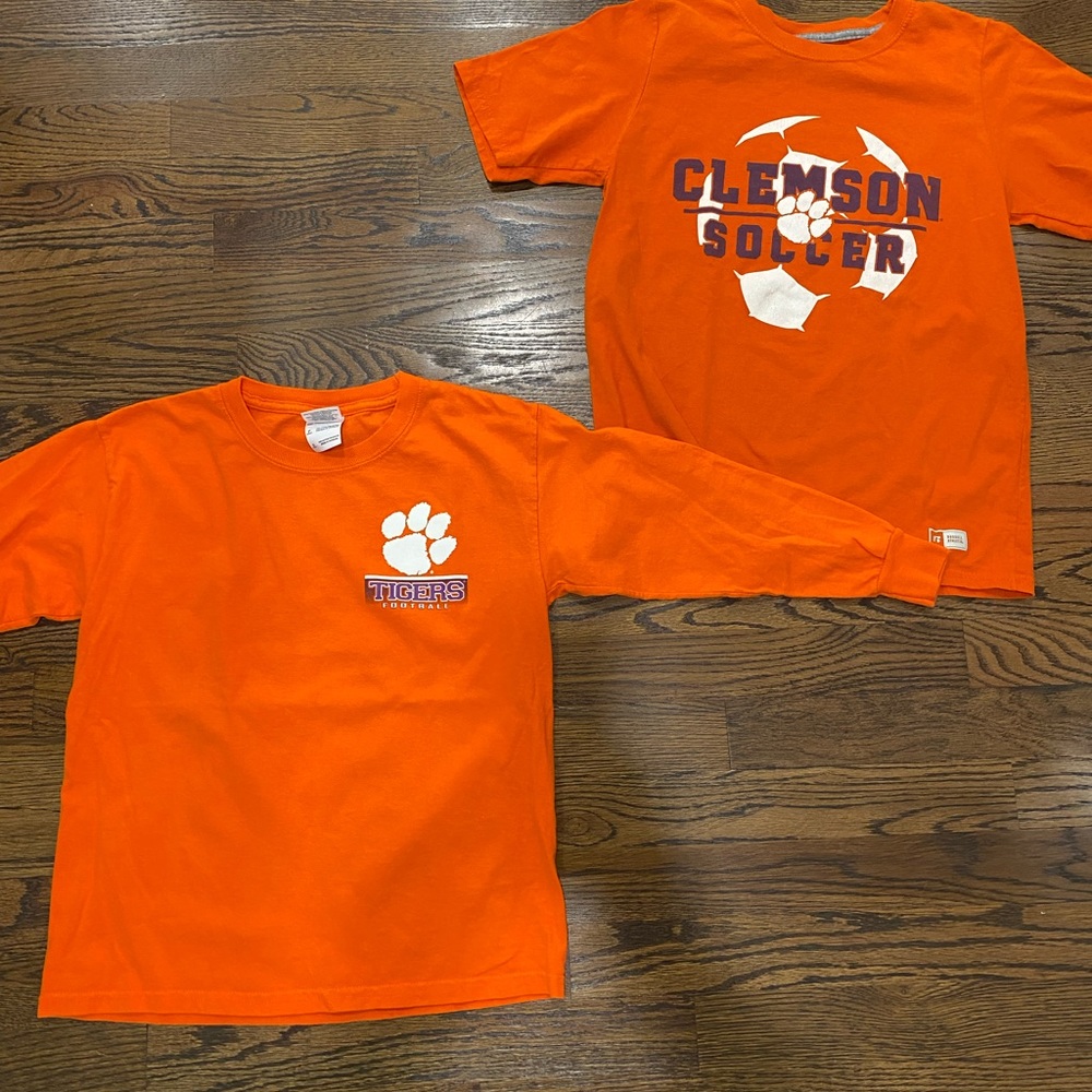 Clemson Long-sleeve and short sleeve shirt.  Short (M) Long (SY)
